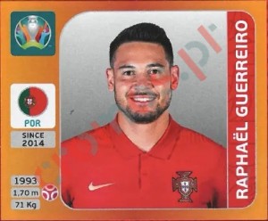 666 Raphaël Guerreiro – UEFA Euro 2020 Tournament Edition Panini