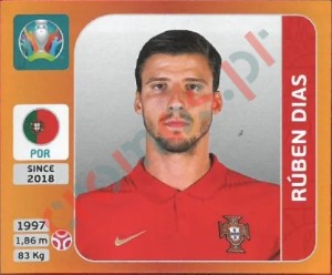 667 Rúben Dias – UEFA Euro 2020 Tournament Edition Panini