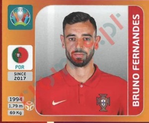 669 Bruno Fernandes – UEFA Euro 2020 Tournament Edition Panini
