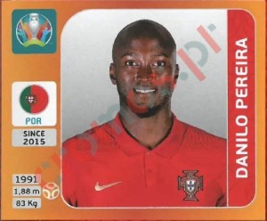670 Danilo Pereira – UEFA Euro 2020 Tournament Edition Panini