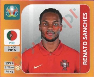 672 Renato Sanches – UEFA Euro 2020 Tournament Edition Panini