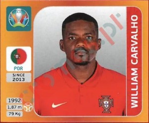674 William Carvalho – UEFA Euro 2020 Tournament Edition Panini