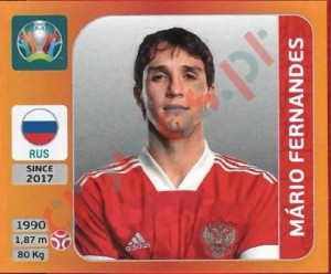 216 Mário Fernandes – UEFA Euro 2020 Tournament Edition Panini