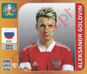 226x Aleksandr Golovin – UEFA Euro 2020 Tournament Edition Panini