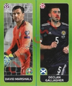 428 David Marshall / Declan Gallagher – UEFA Euro 2020 Tournament Edition Panini