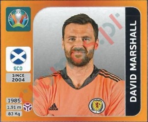 435 David Marshall – UEFA Euro 2020 Tournament Edition Panini