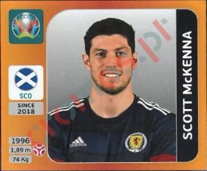 439 Scott McKenna – UEFA Euro 2020 Tournament Edition Panini