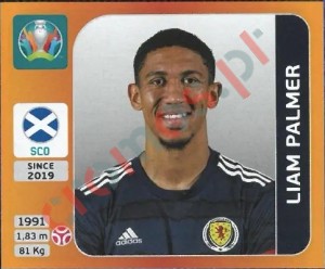 441 Liam Palmer – UEFA Euro 2020 Tournament Edition Panini