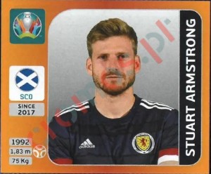 444 Stuart Armstrong – UEFA Euro 2020 Tournament Edition Panini