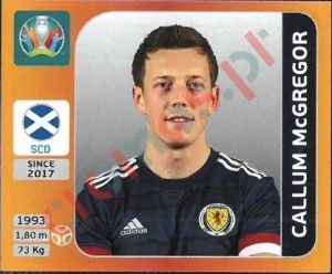 449 Callum McGregor – UEFA Euro 2020 Tournament Edition Panini