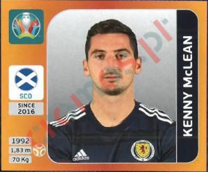 450 Kenny McLean – UEFA Euro 2020 Tournament Edition Panini