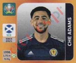 454x Che Adams – UEFA Euro 2020 Tournament Edition Panini