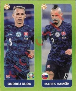 488 Ondrej Duda / Marek Hamšík – UEFA Euro 2020 Tournament Edition Panini