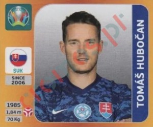 496x Tomáš Hubočan – UEFA Euro 2020 Tournament Edition Panini