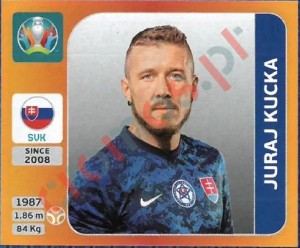 507 Juraj Kucka – UEFA Euro 2020 Tournament Edition Panini