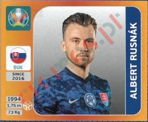 510 Albert Rusnák – UEFA Euro 2020 Tournament Edition Panini