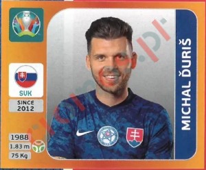 512 Michal Ďuriš – UEFA Euro 2020 Tournament Edition Panini