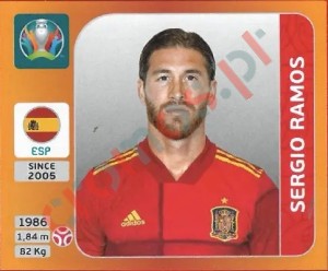 521 Sergio Ramos – UEFA Euro 2020 Tournament Edition Panini
