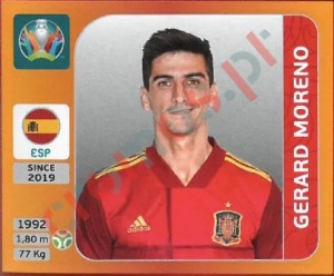 531 Gerard Moreno – UEFA Euro 2020 Tournament Edition Panini