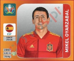 532 Mikel Oyarzabal – UEFA Euro 2020 Tournament Edition Panini