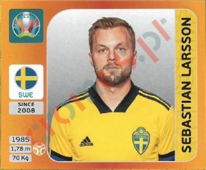 559 Sebastian Larsson – UEFA Euro 2020 Tournament Edition Panini