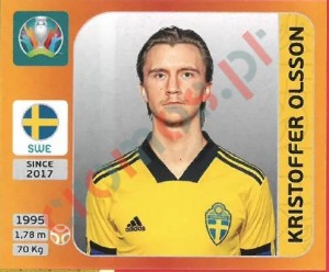 560 Kristoffer Olsson – UEFA Euro 2020 Tournament Edition Panini