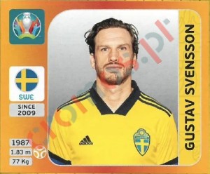562 Gustav Svensson – UEFA Euro 2020 Tournament Edition Panini