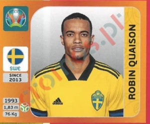 566 Robin Quaison – UEFA Euro 2020 Tournament Edition Panini