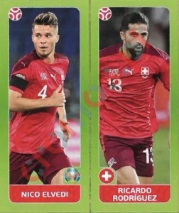 39 Nico Elvedi / Ricardo Rodríguez – UEFA Euro 2020 Tournament Edition Panini