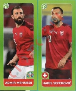 43 Admir Mehmedi / Haris Seferović – UEFA Euro 2020 Tournament Edition Panini