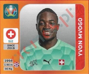 46 Yvon Mvogo – UEFA Euro 2020 Tournament Edition Panini