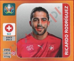 50 Ricardo Rodríguez – UEFA Euro 2020 Tournament Edition Panini