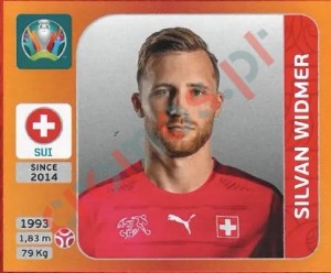 52 Silvan Widmer – UEFA Euro 2020 Tournament Edition Panini