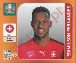 53 Edimilson Fernandes – UEFA Euro 2020 Tournament Edition Panini