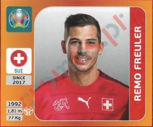 54 Remo Freuler – UEFA Euro 2020 Tournament Edition Panini