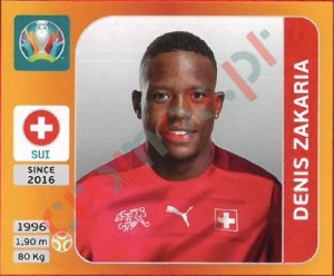 59 Denis Zakaria – UEFA Euro 2020 Tournament Edition Panini