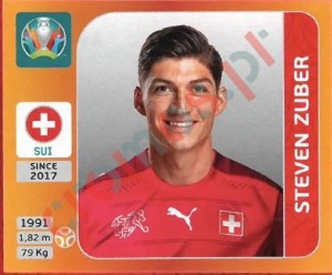 60 Steven Zuber – UEFA Euro 2020 Tournament Edition Panini
