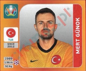 66 Mert Günok – UEFA Euro 2020 Tournament Edition Panini
