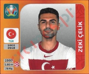 69 Zeki Çelik – UEFA Euro 2020 Tournament Edition Panini