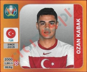 71 Ozan Kabak – UEFA Euro 2020 Tournament Edition Panini