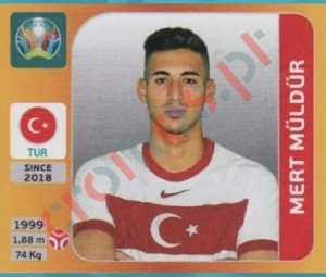 73x Mert Müldür – UEFA Euro 2020 Tournament Edition Panini