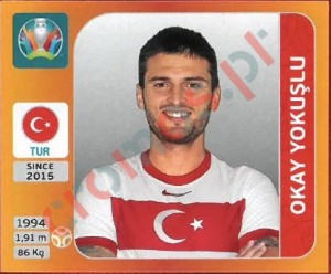 81 Okay Yokuşlu – UEFA Euro 2020 Tournament Edition Panini