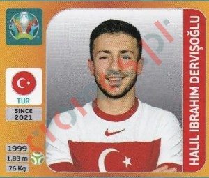 83x Halil Ibrahim Dervişoğlu – UEFA Euro 2020 Tournament Edition Panini