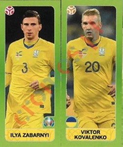 318 Ilya Zabarnyi / Viktor Kovalenko – UEFA Euro 2020 Tournament Edition Panini