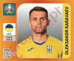 325 Oleksandr Karavaev – UEFA Euro 2020 Tournament Edition Panini