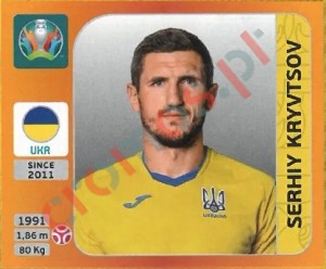 326 Serhiy Kryvtsov – UEFA Euro 2020 Tournament Edition Panini