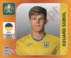 329 Eduard Sobol – UEFA Euro 2020 Tournament Edition Panini