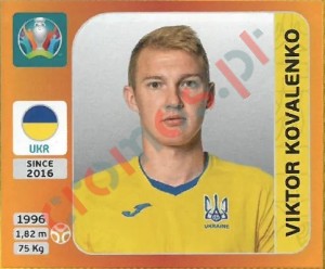 332 Viktor Kovalenko – UEFA Euro 2020 Tournament Edition Panini