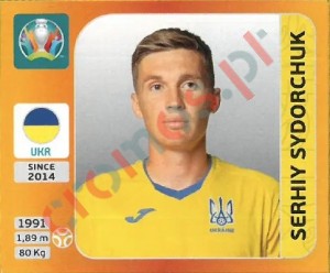 337 Serhiy Sydorchuk – UEFA Euro 2020 Tournament Edition Panini