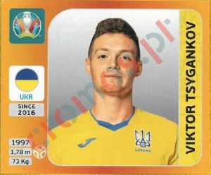 338 Viktor Tsygankov – UEFA Euro 2020 Tournament Edition Panini